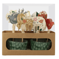 Cupcake Kit volkstümlicher Wald Meri Meri