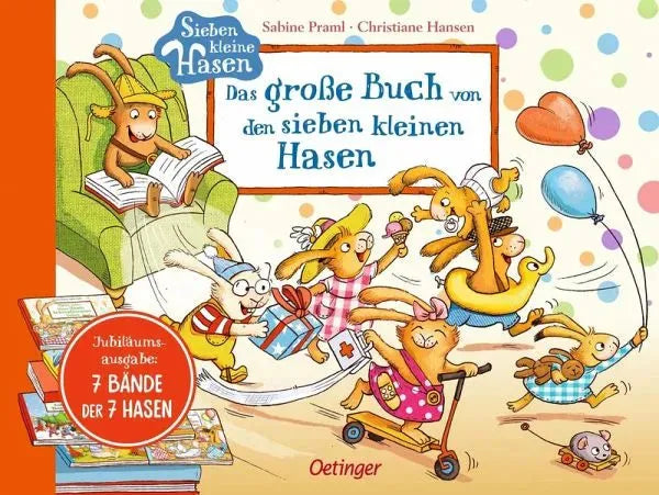 Das große Buch von den sieben kleinen Hasen - 9783751206730 Oetinger Verlag