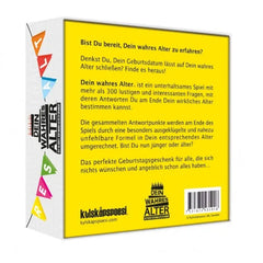 Dein wahres Alter - Das überraschende Kartenspiel zur Altersbestimmung! - 7331672431018 Kylskapspoesi