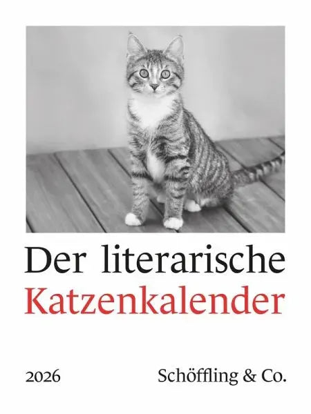 Der literarische Katzenkalender 2026 - 9783895617607 Schöffling & Co.