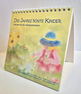 Des Jahres bunte Kinder - ein Kalender für den Jahreszeitentisch - 9783982387246 WachsMalBlöckchen Verlag