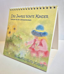 Des Jahres bunte Kinder - ein Kalender für den Jahreszeitentisch - 9783982387246 WachsMalBlöckchen Verlag