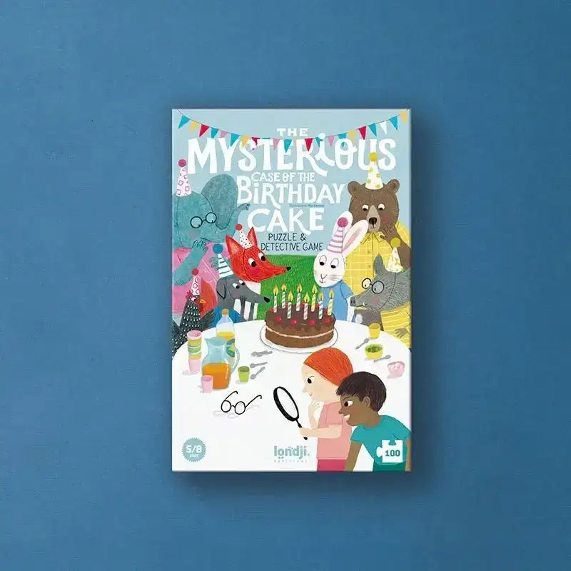 Detektiv-Puzzle Geburtstagskuchen-Rätsel 100 Teile - pz2674u Londji