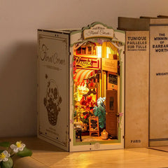 DIY Buchstütze - Book Nook Bücherecken-Set – Floral Corner TGB09