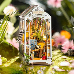 DIY Buchstütze - Book Nook Garden House Robotime