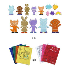 DIY Magnete Funky Family Djeco