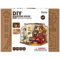 DIY Miniatur - Catherine´s Living room Wohnzimmer - dg175 Robotime