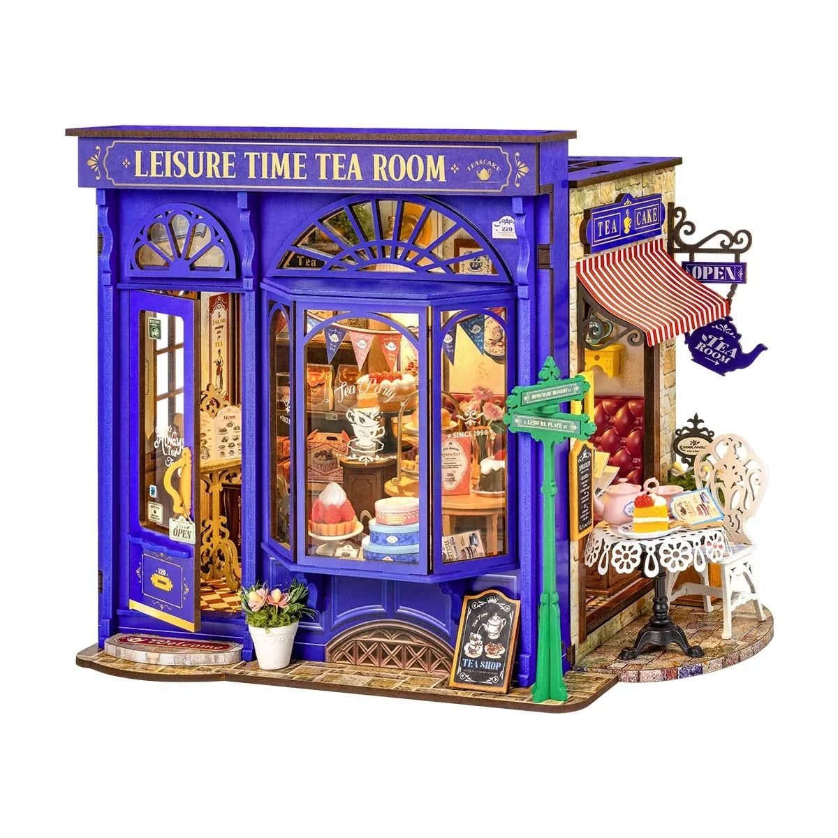 DIY Miniatur Haus Teestube Time Tea Room DG171 - DG171 Robotime