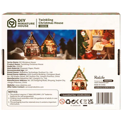 DIY Miniatur Wehnachtshaus Twinkling Christmas Hous DS036 - Robotime