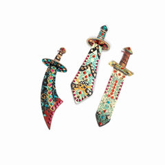 DIY Mosaik Schwerter Djeco