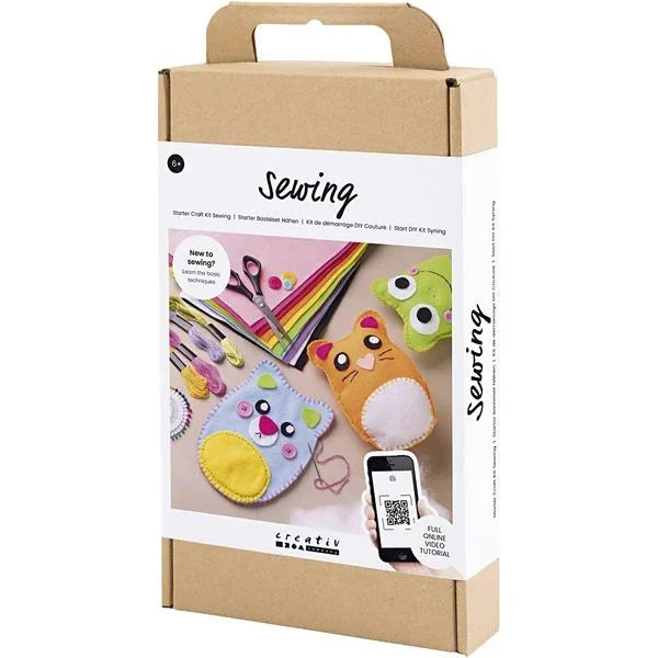 DIY Sets Filz & Fleece Starter Kreativ Set Nähen, Teddybären, Kreativ Box - Creativ Company