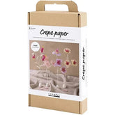 DIY Sets Krepppapier , Pastellfarben, Blume, Kreativ Box - Creativ Company