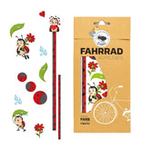 Fahrrad Aufkleber Marienkäfer Farbviereck GmbH