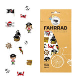 Fahrrad Aufkleber Piraten Farbviereck GmbH