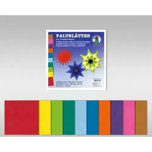 Faltblätter Transparent Papier 14x14cm - 2646199 URSUS