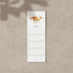 Familienkalender Dinosaurier 2026 - 91410443 tucán y limón