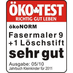 Fasermaler mit Löschstift Ökonorm