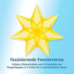 Faszinierende Fenstersterne - blau, gelb, magenta (Kopie) Spötzl