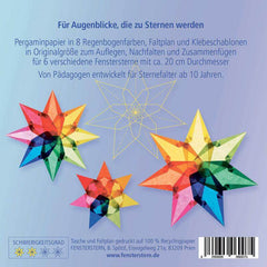 Wundervolle Fenstersterne weiß Spötzl