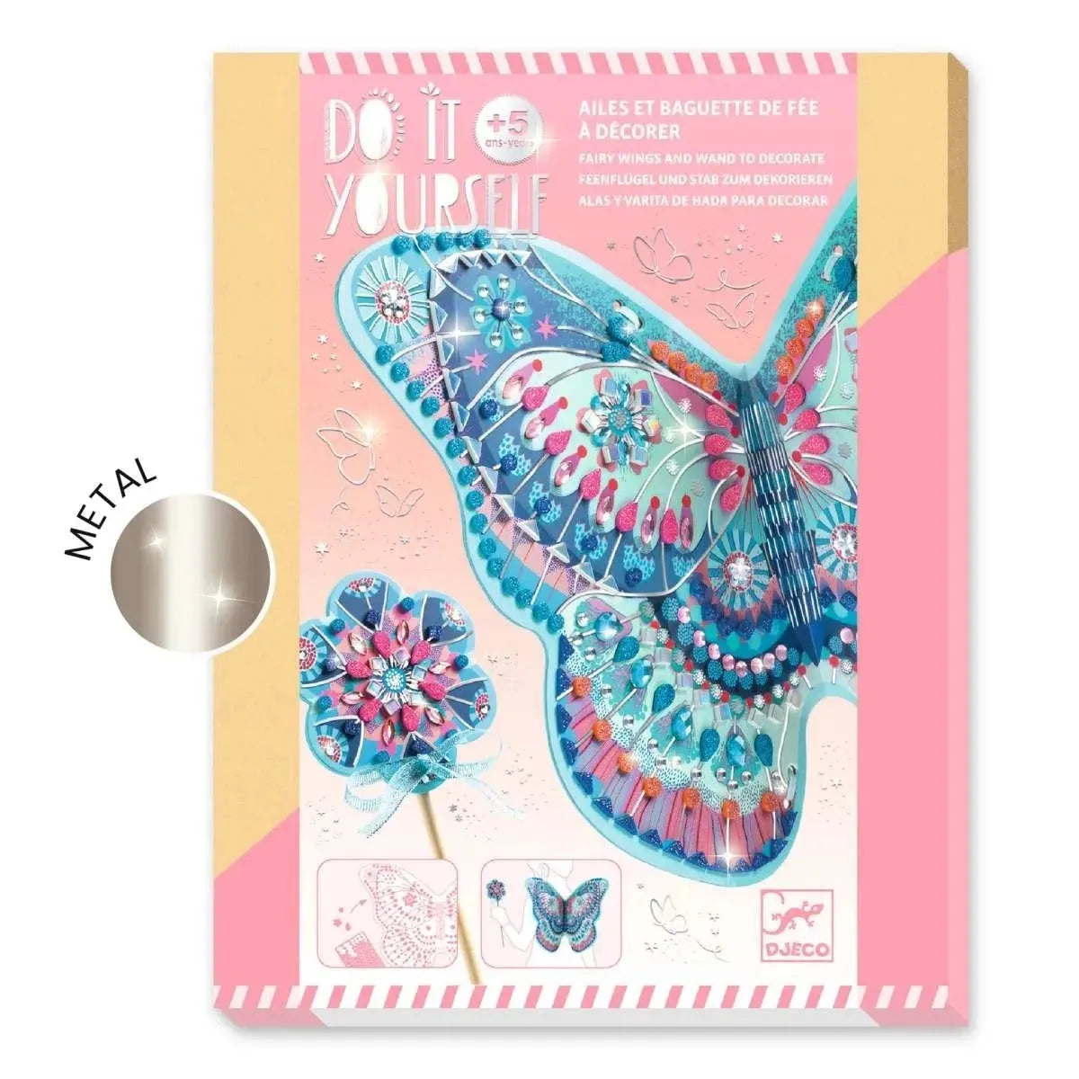 Feenflügel & Zauberstab selber basteln DIY - DJ07939 Djeco