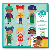 Filz - Personen zum anziehen - 3-6 Jahre Djeco