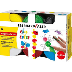 Fingerfarben 6er - kräftig Eberhard Faber