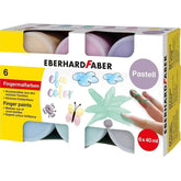 Fingerfarben 6er - Pastell Eberhard Faber