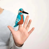 Fingerpuppe Filz - Eisvogel Blossify