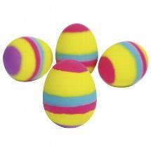 Flummi Ei gestreift Goki