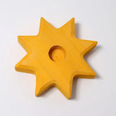 Geburtstagsdekoration Lebenslicht Stern gelb - 02830 Grimms