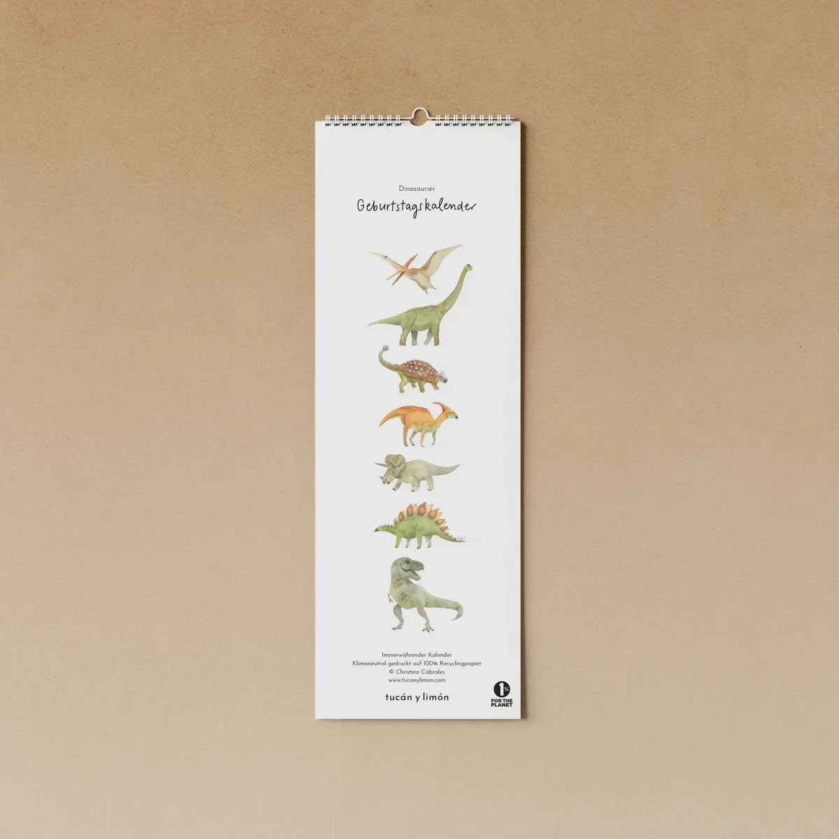 Geburtstagskalender - Dinosaurier - 91176059 tucán y limón