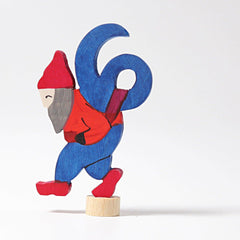 Geburtstagsstecker Märchenfigur Zahl 6 Grimms