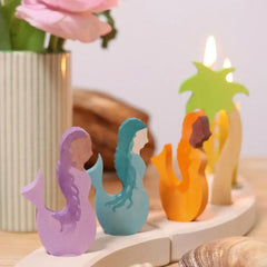 Geburtstagsstecker Meerjungfrau Aquamarin - 03460 Grimms