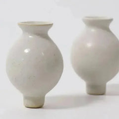 Geburtstagsstecker Vase - weiß Grimms
