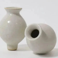 Geburtstagsstecker Vase - weiß Grimms