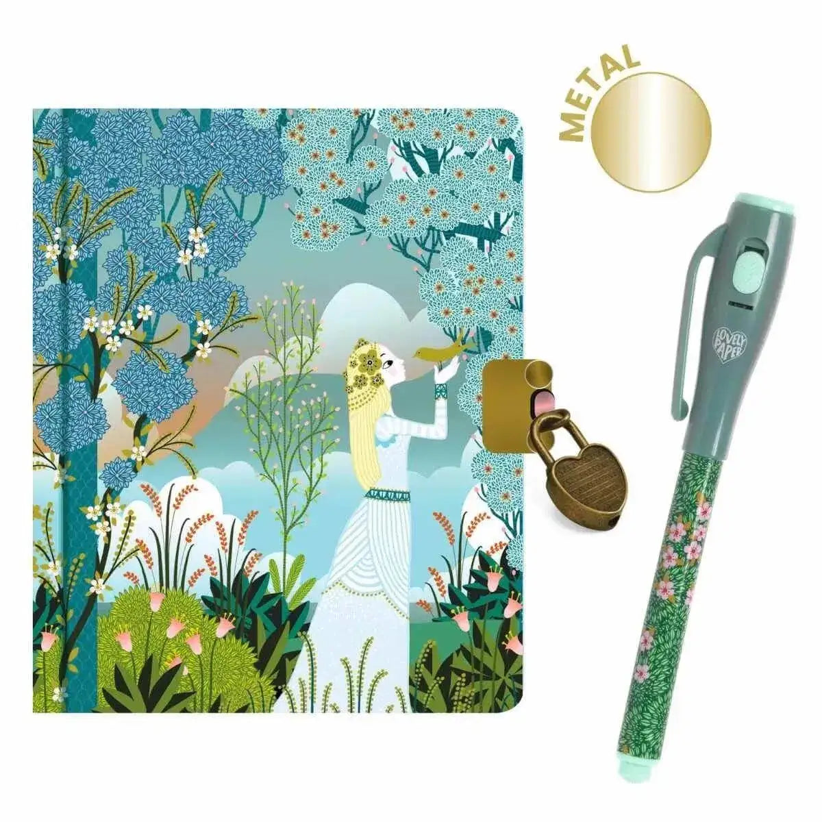 Geheimes Tagebuch - Charlotte mit Stift Djeco
