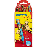 Giotto be-bè 6 Buntstifte und Spitzer - 4601000 LYRA