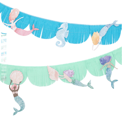 Girlande Meerjungfrau mit Fransen Meri Meri