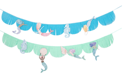 Girlande Meerjungfrau mit Fransen Meri Meri