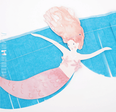 Girlande Meerjungfrau mit Fransen Meri Meri