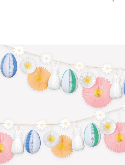 Girlande Osterhase (Honeycomb) Meri Meri