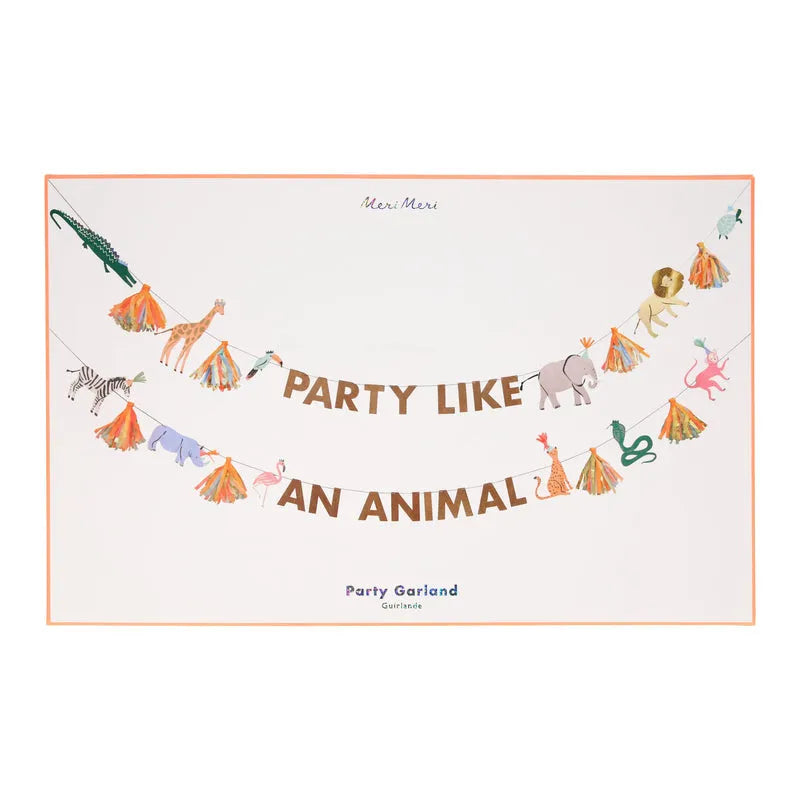 Girlande Party like an Animal - 202834 Meri Meri