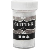 Glitter 20g weiß cchobby