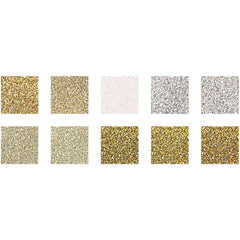 Glitter-Block Glamour Mix gold Rico