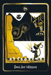 Golden Black Cat Tarot