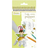 Graffy Nature Puppet – Bastel- und Malbuch - GY152C Exaclair