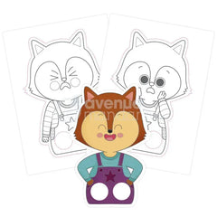 Graffy Puppet – Bastel- und Malbuch - GY137C Exaclair