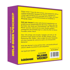 Held oder Weichei? Das extremste Partyspiel aller Zeiten! - 7331672430042 Kylskapspoesi