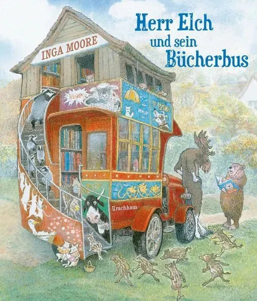 Herr Elch und sein Bücherbus - 9783825154271 Urachhaus