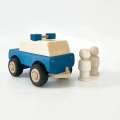 Holzauto Pippa Polizei - 110 Holler poller